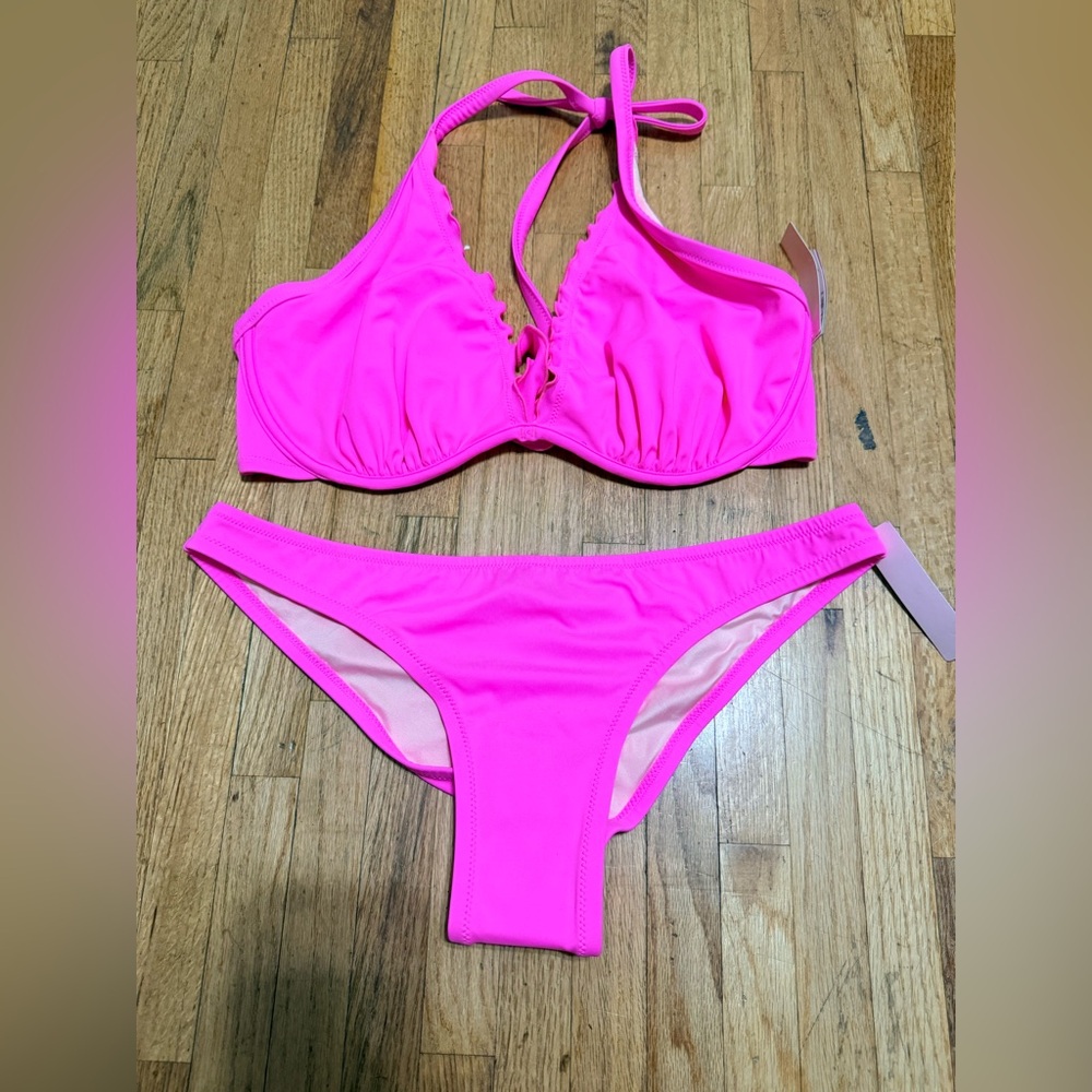 Victoria's Secret Hot Pink Bikini Set